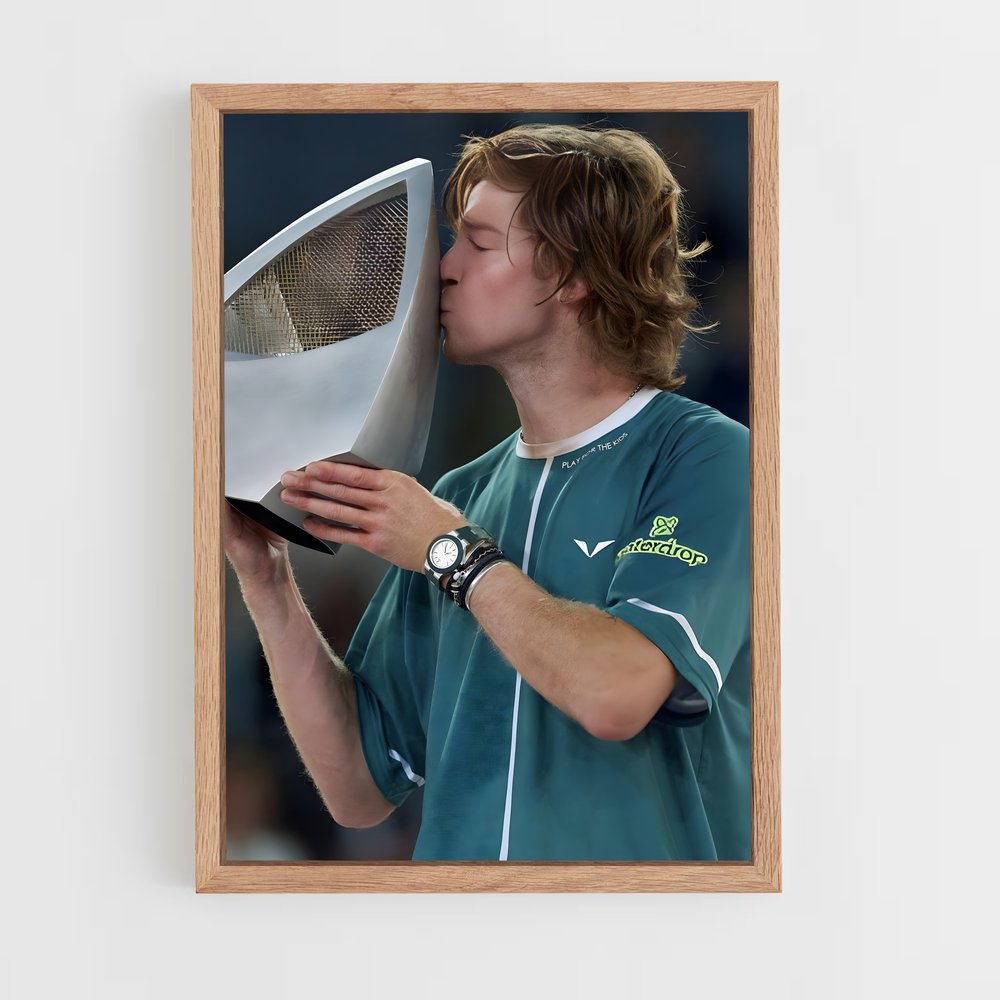 Poster Andrey de rublev – affiche Tennis (vue 4)